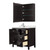 Wyndham Daria 36 Inch Single Bathroom Vanity in Dark Espresso, Giotto Quartz Countertop, Undermount Square Sink (1-Hole), Polished Chrome Trim, Medicine Cabinet - WCV252536SDEGTUNSMED Wyndham Daria 36 Inch Single Bathroom Vanity in Dark Espresso, Giotto Quartz Countertop, Undermount Square Sink (1-Hole), Polished Chrome Trim, Medicine Cabinet - WCV252536SDEGTUNSMED