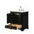 Wyndham Deborah 30 Inch Single Bathroom Vanity in Dark Espresso, Giotto Quartz Countertop, Undermount Square Sink (3-Hole), Polished Chrome Trim - WCS202030SDEGTUS3MXX Wyndham Deborah 30 Inch Single Bathroom Vanity in Dark Espresso, Giotto Quartz Countertop, Undermount Square Sink (3-Hole), Polished Chrome Trim - WCS202030SDEGTUS3MXX