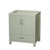 Wyndham Sheffield 30 inch Single Bathroom Vanity in Light Green, No Countertop, No Sink, Brushed Nickel Trim - WCS141430SLGCXSXXMXX Wyndham Sheffield 30 inch Single Bathroom Vanity in Light Green, No Countertop, No Sink, Brushed Nickel Trim - WCS141430SLGCXSXXMXX