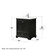 Wyndham Deborah 30 Inch Single Bathroom Vanity in Dark Espresso, White Quartz Countertop, Undermount Square Sink (1-Hole), Polished Chrome Trim, Medicine Cabinet - WCS202030SDEWQUNSMED