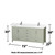 Wyndham Sheffield 72 inch Double Bathroom Vanity in Light Green, White Cultured Marble Countertop, Undermount Square Sinks, Brushed Nickel Trim, 70 inch Mirror - WCS141472DLGWCUNSM70