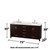Wyndham Sheffield 72 Inch Double Bathroom Vanity in Espresso, Giotto Quartz Countertop, Undermount Square Sinks (3-Hole), Brushed Chrome Trim - WCS141472DESGTUS3MXX