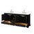 Wyndham Deborah 80 Inch Double Bathroom Vanity in Dark Espresso, Giotto Quartz Countertop, Undermount Square Sinks (3-Hole), Polished Chrome Trim - WCS202080DDEGTUS3MXX Wyndham Deborah 80 Inch Double Bathroom Vanity in Dark Espresso, Giotto Quartz Countertop, Undermount Square Sinks (3-Hole), Polished Chrome Trim - WCS202080DDEGTUS3MXX