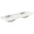 Wyndham Avery 72 Inch Double Bathroom Vanity in White, Giotto Quartz Countertop, Undermount Square Sinks (3-Hole), Brushed Gold Trim, 70 Inch Mirror - WCV232372DWGGTUS3M70