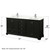 Wyndham Deborah 72 Inch Double Bathroom Vanity in Dark Espresso, Giotto Quartz Countertop, Undermount Square Sinks (1-Hole), Polished Chrome Trim - WCS202072DDEGTUNSMXX Wyndham Deborah 72 Inch Double Bathroom Vanity in Dark Espresso, Giotto Quartz Countertop, Undermount Square Sinks (1-Hole), Polished Chrome Trim - WCS202072DDEGTUNSMXX