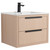 Fine Fixtures Kingsford Wall Hung Vanity Cabinet With Sink 24" Wide - White Oak - KI24WO-DR