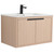 Fine Fixtures Kingsford Wall Hung Vanity Cabinet With Sink 30" Wide - White Oak - KI30WO-DO