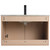 Fine Fixtures Kingsford Wall Hung Vanity Cabinet With Sink 30" Wide - White Oak - KI30WO-DO