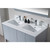 Blossom 48.5" Countertop (Double Sink) - White Quartz - CT5000 4822D 02