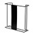 Alpine ALP485-02-BLA Double Box Wire Wall Mount Glove Dispenser, Black