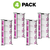 Alpine ALP485-04-BLA-4pk Triple Box Wire Wall Mount Glove Dispenser, Black