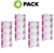 Alpine ALP485-04-WHI-4pk Triple Box Wire Wall Mount Glove Dispenser, White