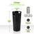 Alpine ALP475-27-L 27 Gallon Rigid Plastic Waterproof Liner with Handles for Steel Trash Can