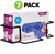 Alpine ALP485-01-BLA-7pk Single Box Capacity Wire Wall Mount Glove Dispenser, Black 7 pack