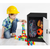 Alpine ADI629-02-B-W 24'' Locker for Kids  Black Body With White Doors