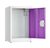 Alpine ADI629-02-PUR-DL 24" H x 15" W Steel Single Tier Storage Locker with Digital Lock, Purple
