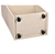 Alpine ADI661-07-WHI Mobile Hostess/Presentation Stand with Wheels