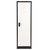 Alpine ADI629-01-B-W-DL 48" H x 15" W Steel Single Tier Storage Locker with Digital Lock, Black and White