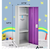 Alpine ADI629-01-PUR-DL 48" H x 15" W Steel Single Tier Storage Locker with Digital Lock, Purple