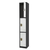 Alpine ADI629-203-B-W Large 3 Door Locker  Black Body With White Doors