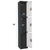 Alpine ADI629-203-B-W Large 3 Door Locker  Black Body With White Doors