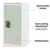 Alpine ADI629-203-MGRN Large 3 Door Locker  Misty Green