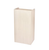 Alpine ADI661-07-WHI-PKG White Wood Mobile Presentation Lectern Stand with Shelves with Black Cover