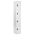 Alpine ADI629-204-WHI 72 in. H x 12 in. W x 12 in. D 4-Compartment Steel Tier Key Lock Storage Locker in White