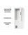 Alpine ADI629-204-WHI 72 in. H x 12 in. W x 12 in. D 4-Compartment Steel Tier Key Lock Storage Locker in White