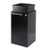 Alpine ALP4450-KIT-BLK-M-CB Square Recycling Bin  29 Gallons - Black Can, Mixed Opening Lid, for Cans/Bottles