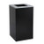 Alpine ALP4450-KIT-BLK-S Square Recycling Bin  29 Gallons - Black Can, Square Opening Lid