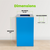 Alpine ALP4450-KIT-BLU-S Square Recycling Bin  29 Gallons - Blue Can, Square Opening Lid