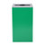 Alpine Square Recycling Gin  29 Gallons - Green Can, Mixed Opening Lid - ALP4450-KIT-GRN-M