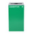 Alpine ALP4450-KIT-GRN-M-CB Square Recycling Gin  29 Gallons - Green Can, Mixed Opening Lid, for Cans/Bottles