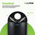 Alpine ALP438-12HR-BLK 12 Gallon Black Perforated Metal Half Round Decorative Waste Receptacle