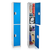 Alpine ADI629-202-BLU-DL 72" H x 12" W 2-Tier Steel Storage Locker with Digital Lock, Blue