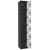 Alpine ADI629-206-B-W Large 6 Door Locker  Black Body With White Doors