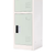 Alpine ADI629-204-MGRN-DL 72" H x 12" W 4-Tier Steel Storage Locker with Digital Lock, Misty Green