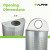 Alpine ALP438-12HR-SS 12 Gallon Stainless Steel Perforated Half Round Decorative Waste Receptacle