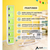 Alpine ADI629-206-GRN-DL 72" H x 12" W 6-Tier Steel Storage Locker with Digital Lock, Green