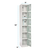 Alpine ADI629-206-MGRN-DL 72" H x 12" W 6-Tier Steel Storage Locker with Digital Lock, Misty Green