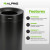 Alpine ALP475-27-BLK 27 Gallon Stainless Steel Trash Can (Black)