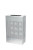 Alpine ALP438-13-SS 13 Gallon Stainless Steel Square Perforated Decorative Waste Receptacle