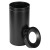 Alpine ALP475-27L-BLK 27 Gallon Stainless Steel Trash Can with Liner in Matte Black