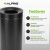 Alpine ALP475-27L-BLK 27 Gallon Stainless Steel Trash Can with Liner in Matte Black