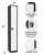 Alpine ADI629-201-B-W-PKG-2 Large Single Door Locker  Black Body With White Doors 2-Pack