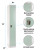 Alpine ADI629-201-MGRN-PKG-2 Large Single Door Locker  Misty Green 2-Pack