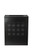 Alpine 23 Gallon Black Perforated Metal Square Decorative Waste Receptacle - ALP438-23-BLK