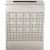 Alpine ALP438-23-SS 23 Gallon Stainless Steel Square Perforated Decorative Waste Receptacle