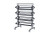 Alpine ADIKI300-02 AdirKids 8 Roll Capacity Craft Paper Classroom Horizontal Paper Roll Dispenser